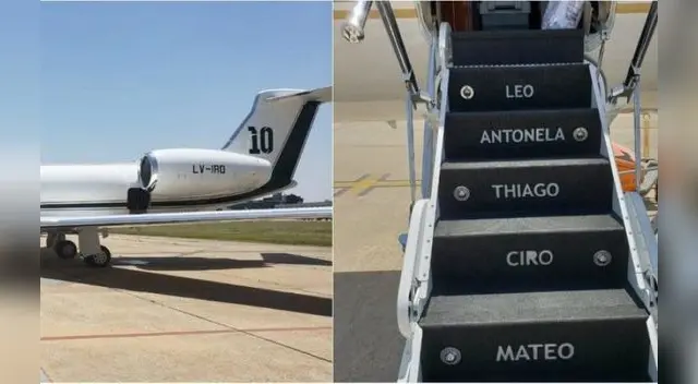 Las escaleras llevan el nombre de la familia Messi