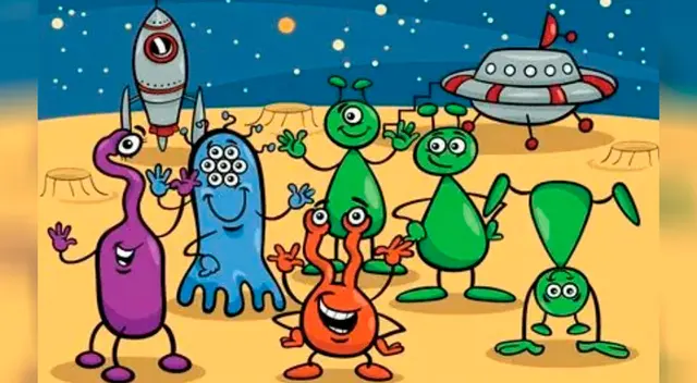 Encuentra las diferencias entre los extraterrestres Encuentra las diferencias entre los extraterrestres