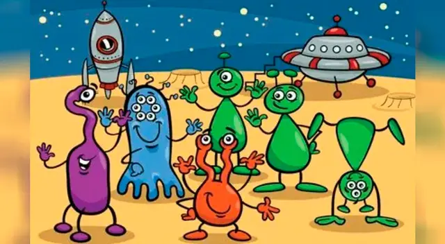 Encuentra las diferencias entre los extraterrestres Encuentra las diferencias entre los extraterrestres