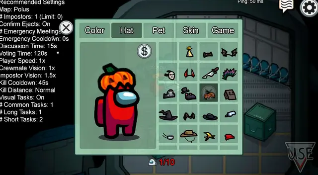 Conoce el truco para conseguir los sombreros de Halloween en Among Us. Conoce el truco para conseguir los sombreros de Halloween en Among Us.