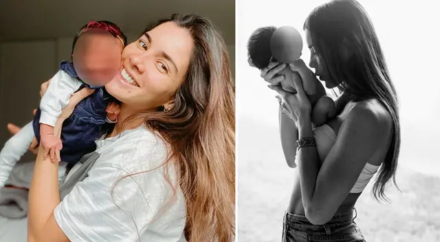 Korina Rivadeneira celebra el primer mes de su hija. Korina Rivadeneira celebra el primer mes de su hija.