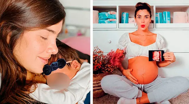 Korina Rivadeneira celebra el primer mes de su hija. Korina Rivadeneira celebra el primer mes de su hija.