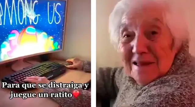 Abuelita causa furor por su gran habilidad para jugar en Among Us Abuelita causa furor por su gran habilidad para jugar en Among Us