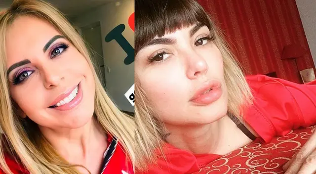 Geni Alves agradece a Angie Jibaja por su mensaje d eapoyo.