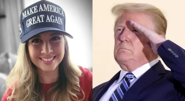 Jessica Tapia se declaró simpatizante del partido Republicano de EE.UU., y dio a conocer que espera la reelección del actual Presidente.