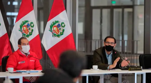 Martín Vizcarra brindará conferencia de prensa.