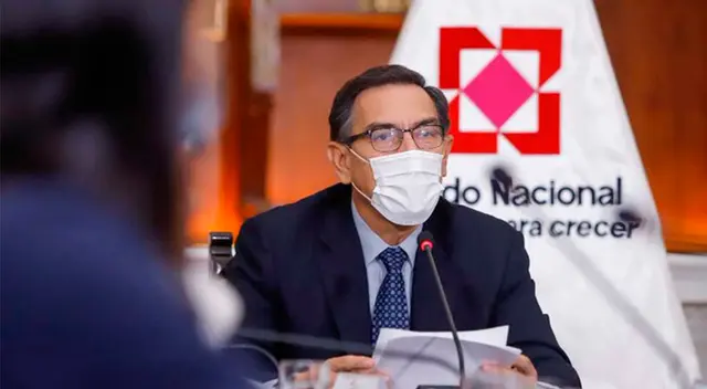 Martín Vizcarra brindará conferencia de prensa.