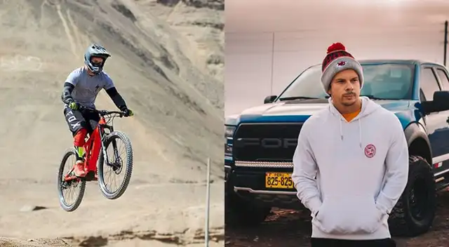 Mario Hart salió con sus amigos a realizar uno de sus deportes favoritos.