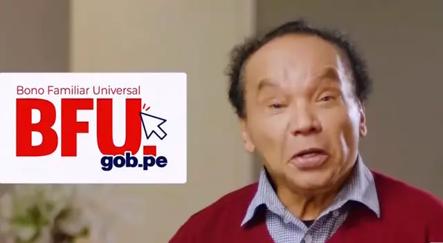 Melcochita promociona el nuevo bono familiar universal. Melcochita promociona el nuevo bono familiar universal.