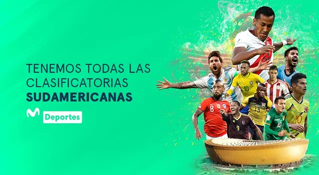 Las Eliminatorias Sudamericanas a Qatar 2022 inicia este jueves | Foto: Diseño Movistar Deportes