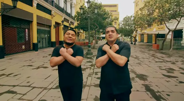 Mauricio Mesones junto a Moisés Piscoya, cuando grabaron video en Centro de Lima. Mauricio Mesones junto a Moisés Piscoya, cuando grabaron video en Centro de Lima.