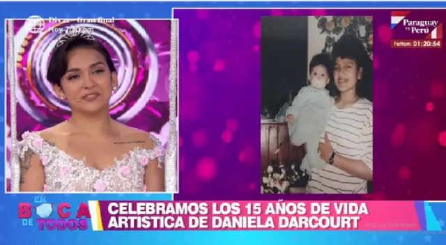 Daniela Darcourt cumple 15 años de vida artística. Daniela Darcourt cumple 15 años de vida artística.