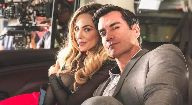 David Zepeda junto a la actriz azteca Aracely Arambula. David Zepeda junto a la actriz azteca Aracely Arambula.