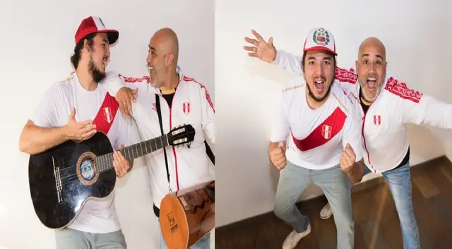 Marco Romero y Gonzalo Calmet cantan nueva canción junto a la Selección Peruana de Fútbol. Marco Romero y Gonzalo Calmet cantan nueva canción junto a la Selección Peruana de Fútbol.