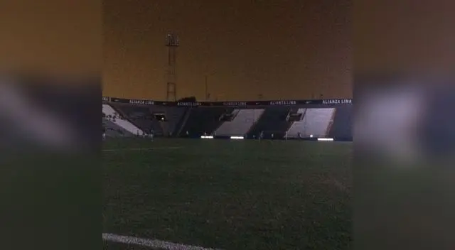 Se fue la luz en estadio Matute en pleno partido de Mannucci - Melgar.