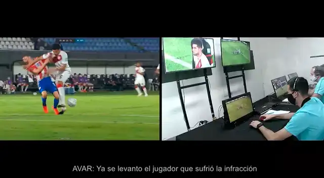 Carlos Zambrano solo recibió tarjeta amarilla.