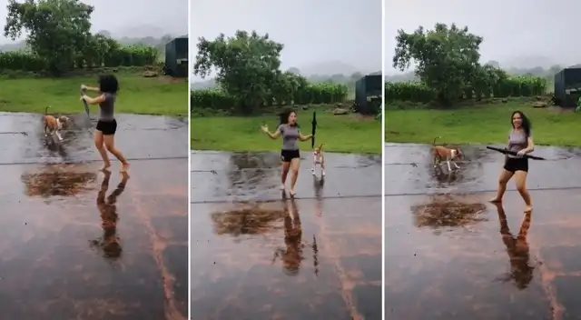 El perrito y su dueña se ganaron los aplausos de miles en TikTok.