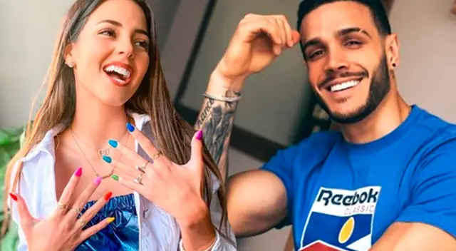 Luciana Fuster y Mario Irivarren no hacen caso a Magaly Medina. Luciana Fuster y Mario Irivarren no hacen caso a Magaly Medina.