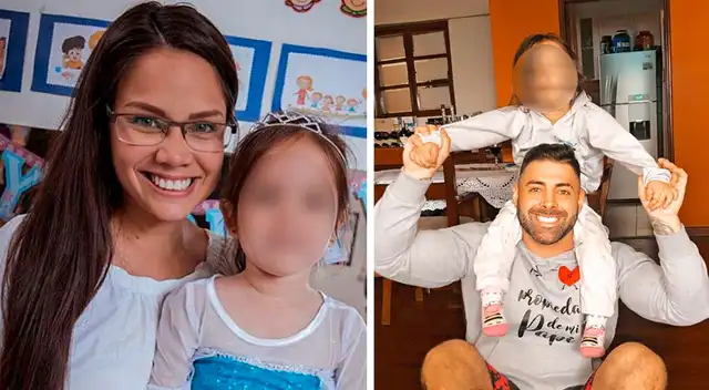 Andrea San Martín y Sebastián Lizarzaburu juntos por el cumple de su hija.