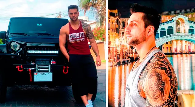 Nicola Porcella se ejercita para mantenerse fitness.