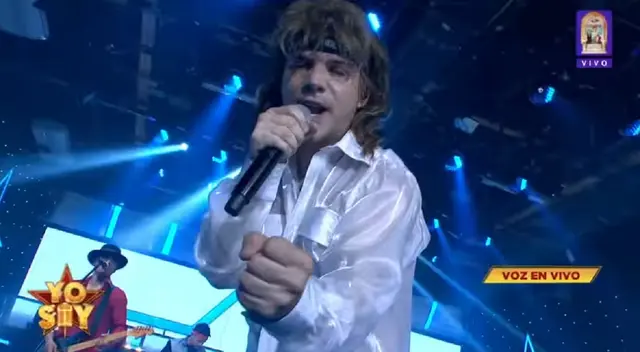 Jon Bon Jovi ocupó el tercer lugar del concurso de imitación en Yo Soy.