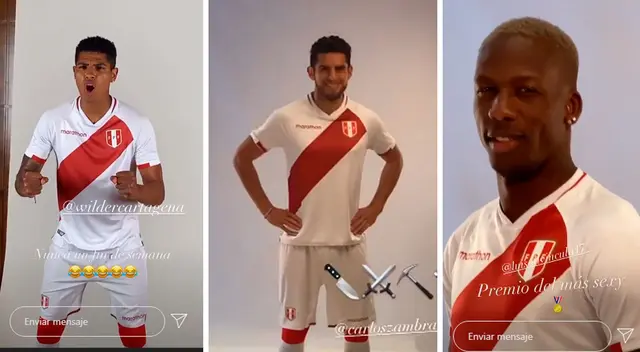 André Carrillo hizo que la sesión de fotos fuera divertida.