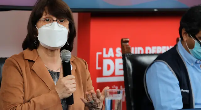 Ministra de Salud, Pilar Mazzetti. Ministra de Salud, Pilar Mazzetti.