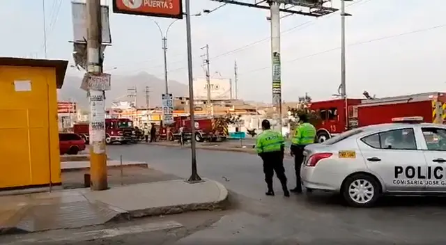 Camión de combustible choca contra grifo Camión de combustible choca contra grifo