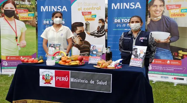 El Ministerio de Salud recomienda el consumo de frutas y verduras para evitar enfermedades como el cáncer.