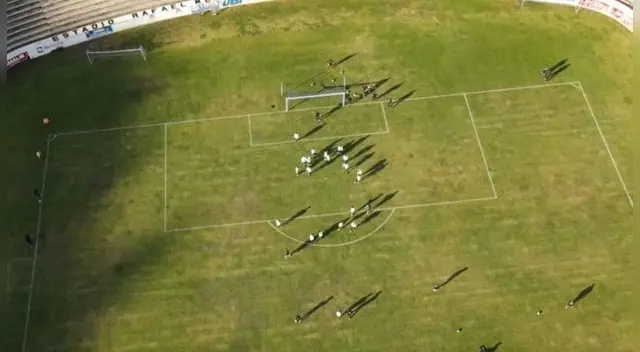 Las imágenes del Drone se filtraron a la prensa argentina