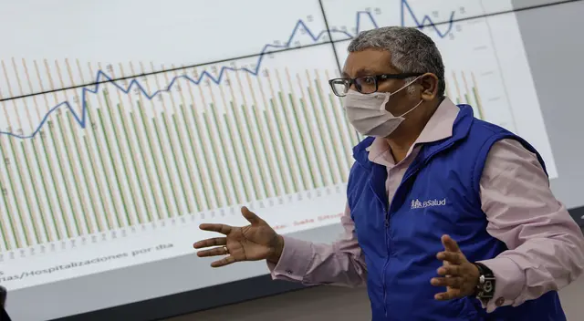 Dante Cersso, jefe de la Unidad de Inteligencia y Análisis de Datos de EsSalud, recomendó evitar las aglomeraciones y seguir con el uso de mascarillas para mantener la disminución de nuevos casos