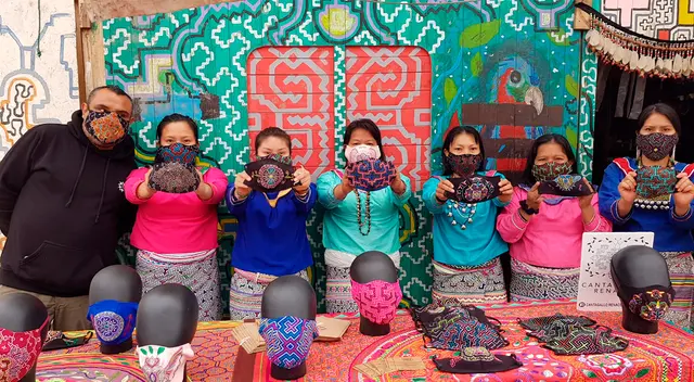 Mascarillas participan en concurso de moda en Madrid. Mascarillas participan en concurso de moda en Madrid.