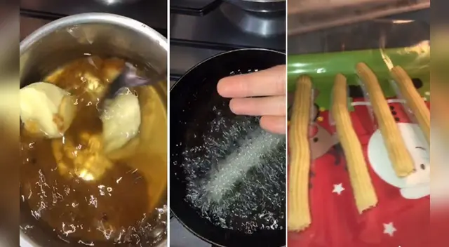 El tutorial de churros casero cautivó a los usuarios en las redes sociales.