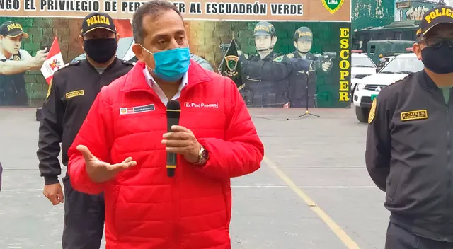 Ministro del Interior se pronuncia sobre corrupción en la institución policial.