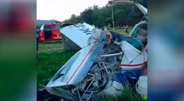 Avioneta se cae y un bebé es el único sobreviviente