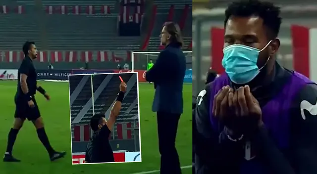 Carlos Cáceda, al igual que Carlos Zambrano, fue expulsado del partido por Eliminatorias.