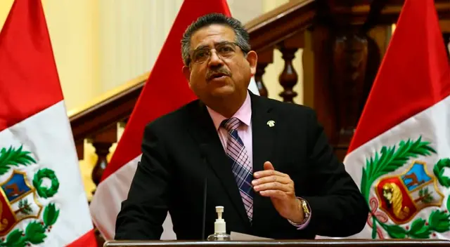 Manuel Merino le pidió al presidente Martín Vizcarra que responda a las investigaciones que se le siguen.