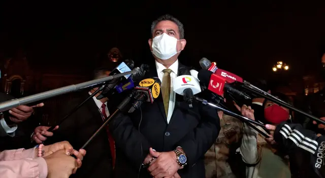 Manuel Merino le pidió al presidente Martín Vizcarra que responda a las investigaciones que se le siguen.