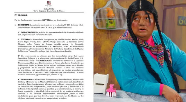 Latina no transmite la Paisana Jacinta desde hace varios meses.