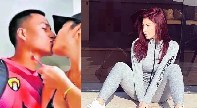 Milena Zárate feliz con su romance con joven deportista.