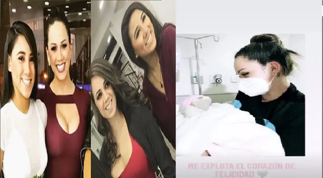 Samahara Lobatón dio a luz a su pequeña Xianna.