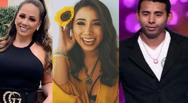 Melissa Klug y Abel Lobatón juntos acompañando a Samahara Lobatón y su nieta.