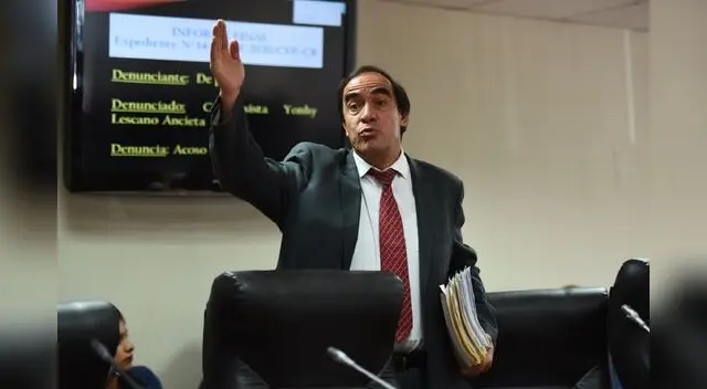 Yonhy Lescano es uno de los precandidatos de Acción Popular para la presidencia de la república.