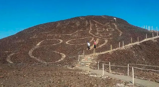 El Ministerio de Cultura detalló que el descubrimiento se hizo en medio de trabajos de remodelación que vienen realizando arqueólogos del Plan de Gestión Nasca-Palpa y personal técnico en el Mirador Natural.