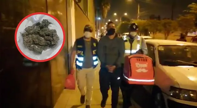 Capturan a sujeto que repartía droga en Surco.