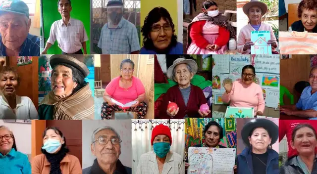 Usuarios adultos mayores del MIMP participaron en actividad virtual.