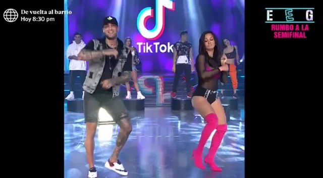 Angie Arizaga y Jota Benz protagonizan tierno momento en Esto es guerra.