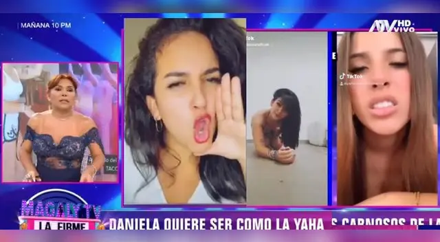 Magaly Medina aseguró que siente admiración por Daniela Darcourt.