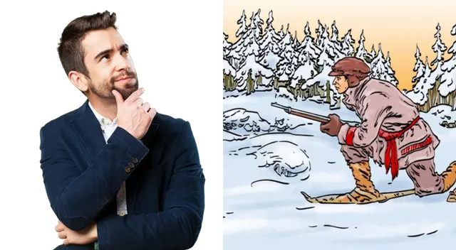 Reto visual: encuentra al animal que acecha al cazador. Reto visual: encuentra al animal que acecha al cazador.