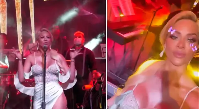 Sheyla Rojas debutó como animadora.